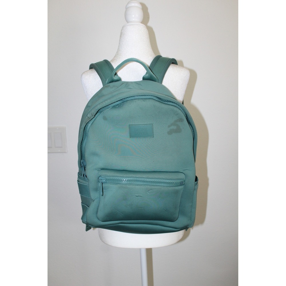 Dagne Dover Dakota Neoprene Backpack Teal Green Medium Travel Commuter Bag
